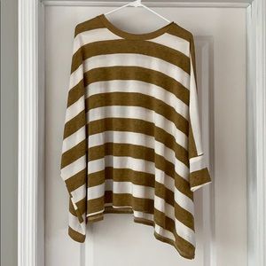 Oversized light weight knit top